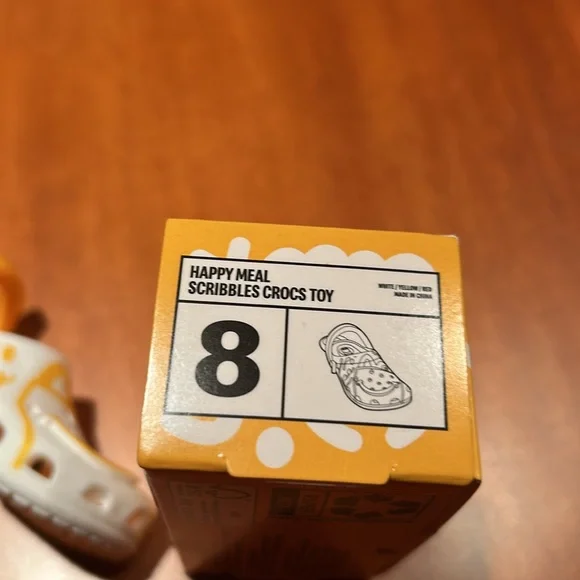 NIB McDonalds Happy Meal Scribbles Crocs toy number 8 Smoke free pet free home - Picture 5 of 6